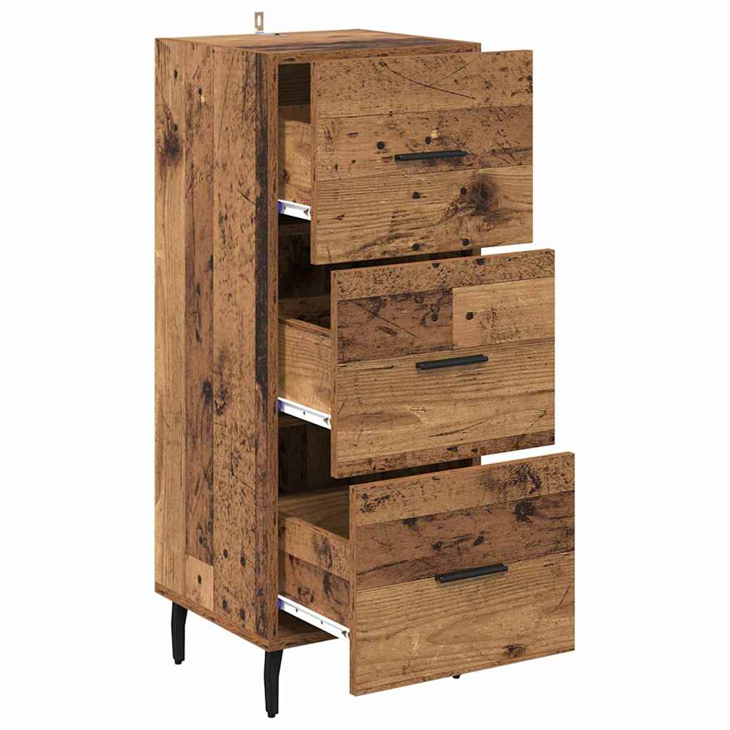 Credenza Legno vecchio 34 x 34.5 x 90 cm Legno multistrato