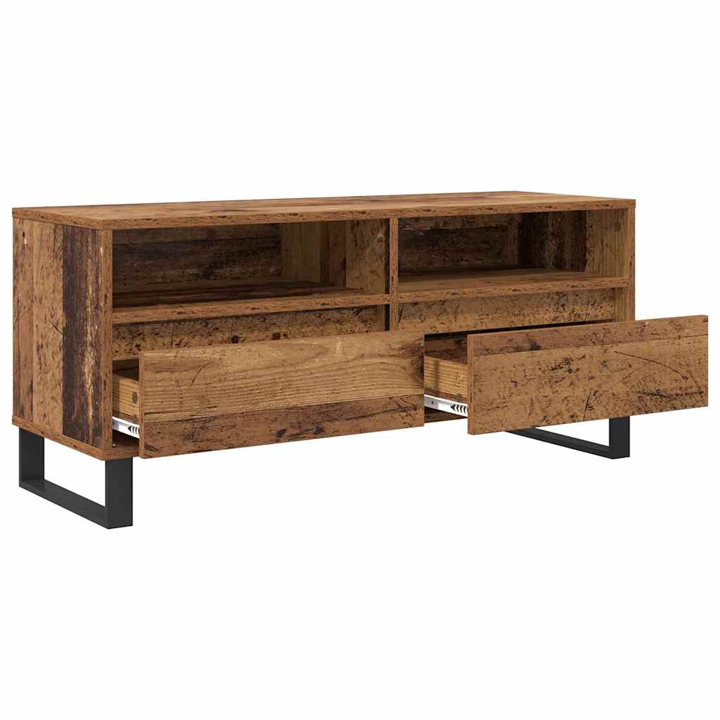 Mobile TV con cassetto Legno vecchio 100 x 34,5 x 44,5 cm