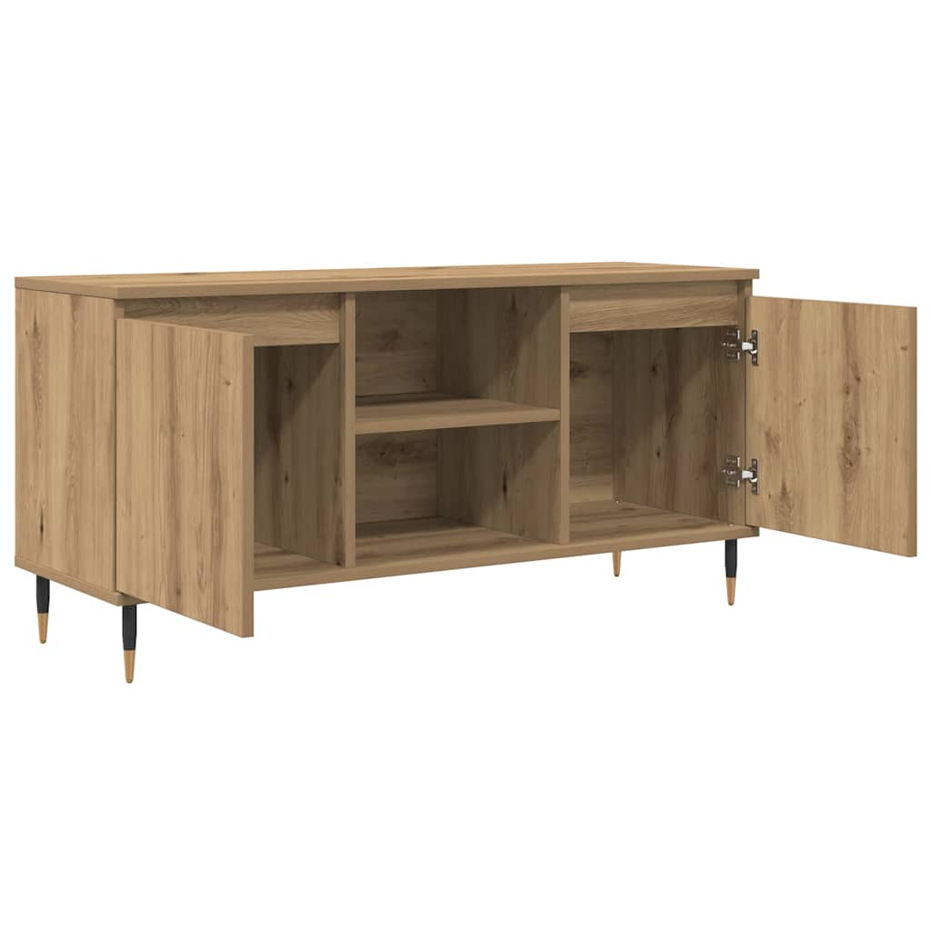 Mobile TV Rovere artigianale 104 x 35 x 50 cm Legno multistrato