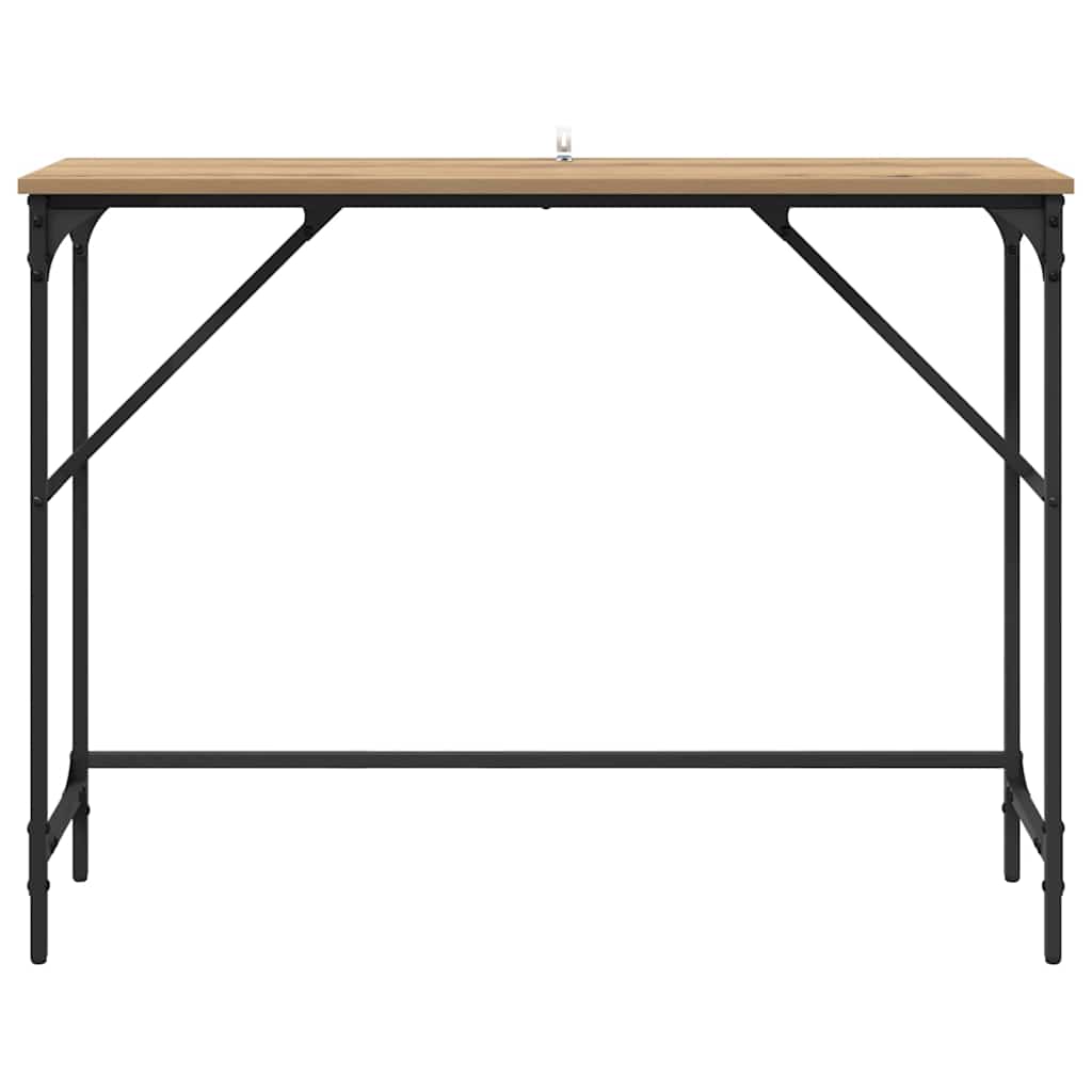 Tavolo consolle rovere artigianale 100 x 32 x 75 cm