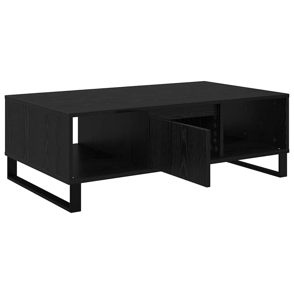 Tavolino da salotto Rovere Nero 104 x 60 x 35 cm