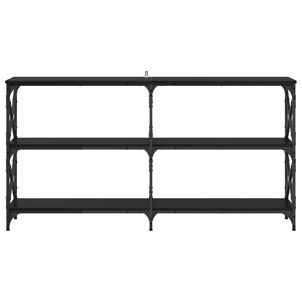 Tavolo consolle Rovere Nero 156 x 28 x 80,5 cm