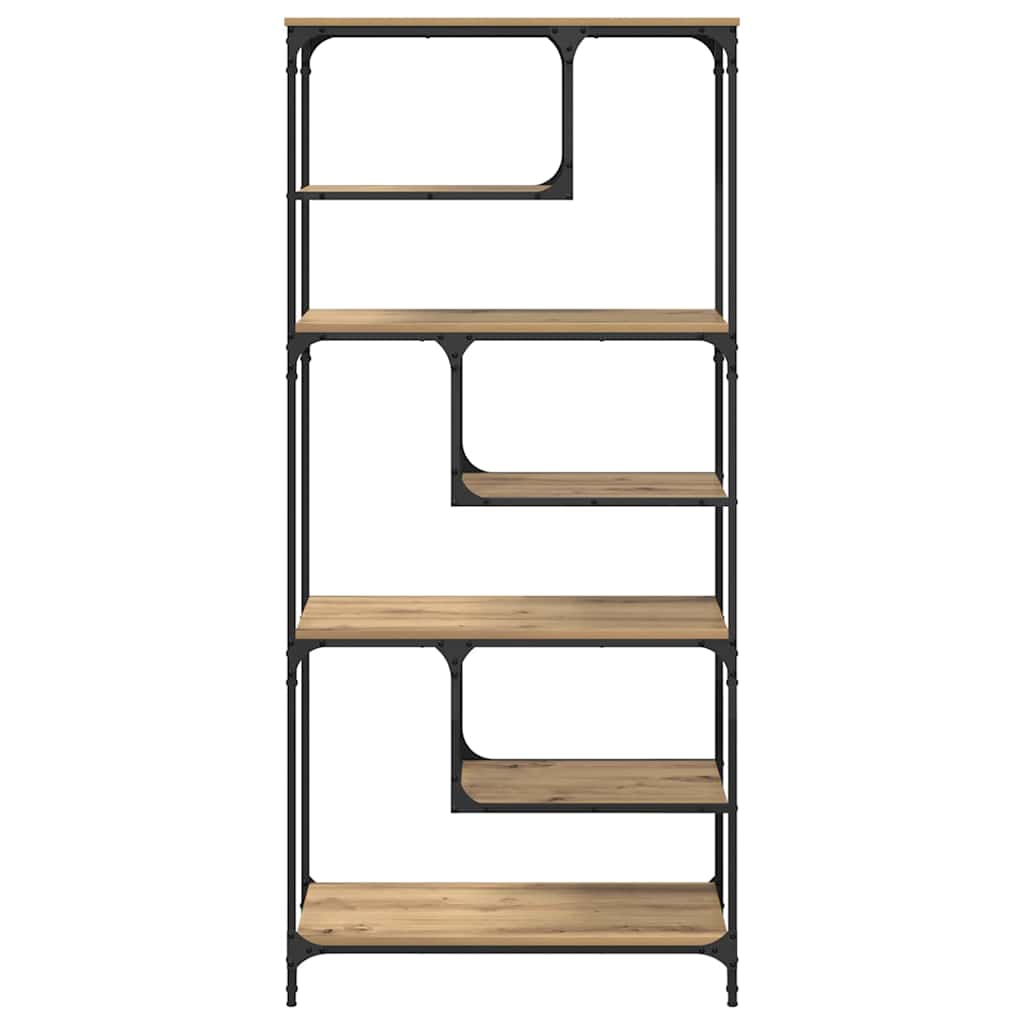 Libreria rovere artigianale 81 x 36 x 176 cm Legno multistrato