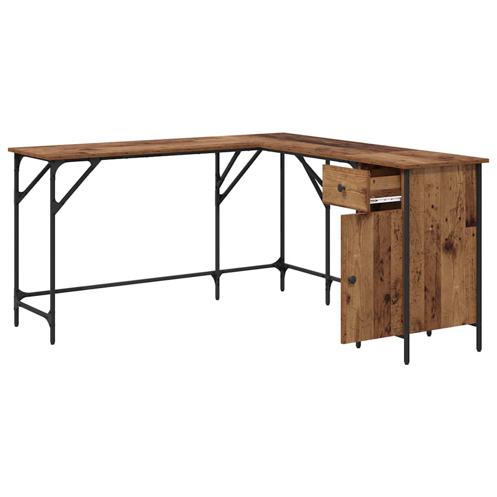 Scrivania Legno vecchio 141 x 141 x 75 cm Legno multistrato