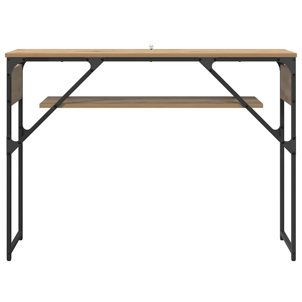TavoloConsolle Rovere artigianale 105x30x75cm Legno multistrato