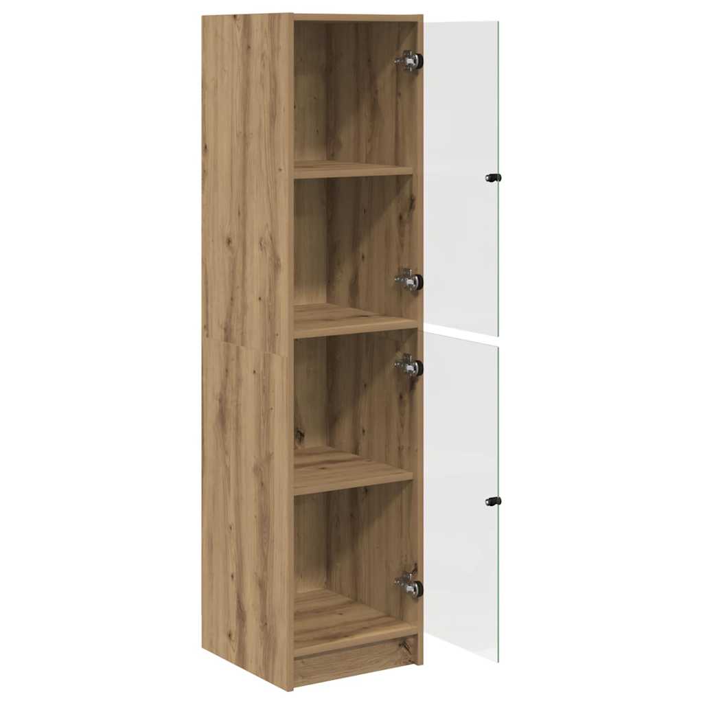 Credenza Rovere artigianale 35 x 37 x 142 cm Legno multistrato