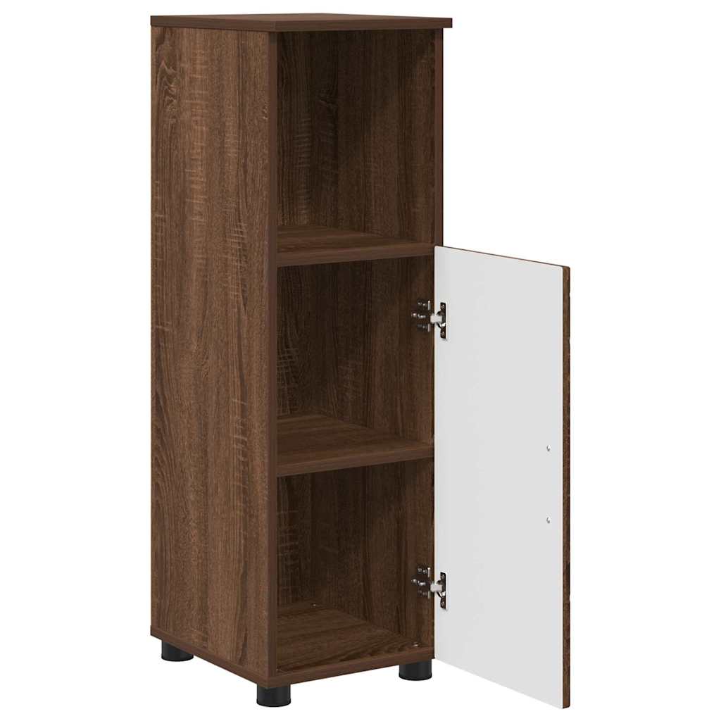 Mobile da Bagno con porta Rovere Marrone 30 x 35 x 95 cm