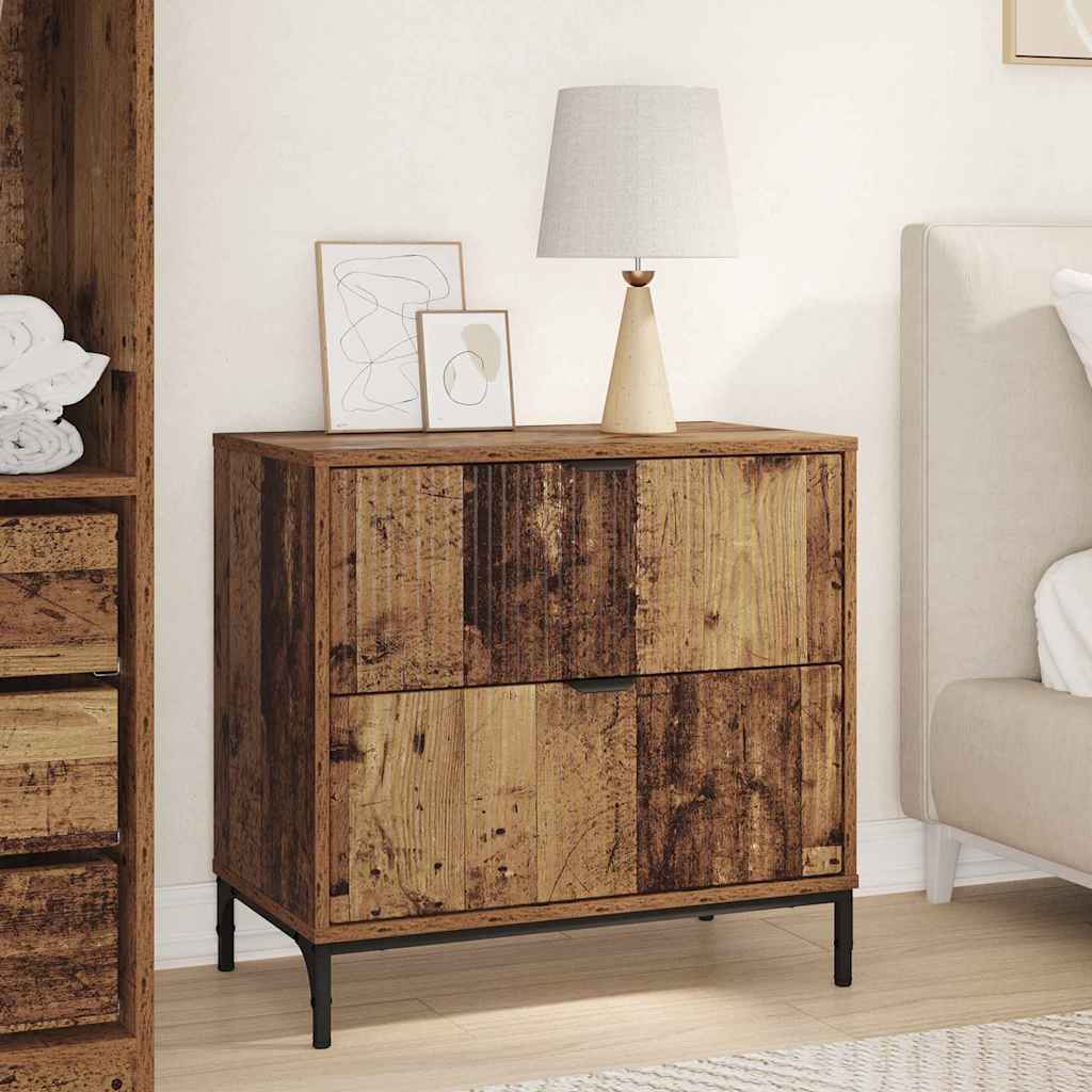 Comodino Legno vecchio 63.5 x 36 x 61 cm Legno multistrato
