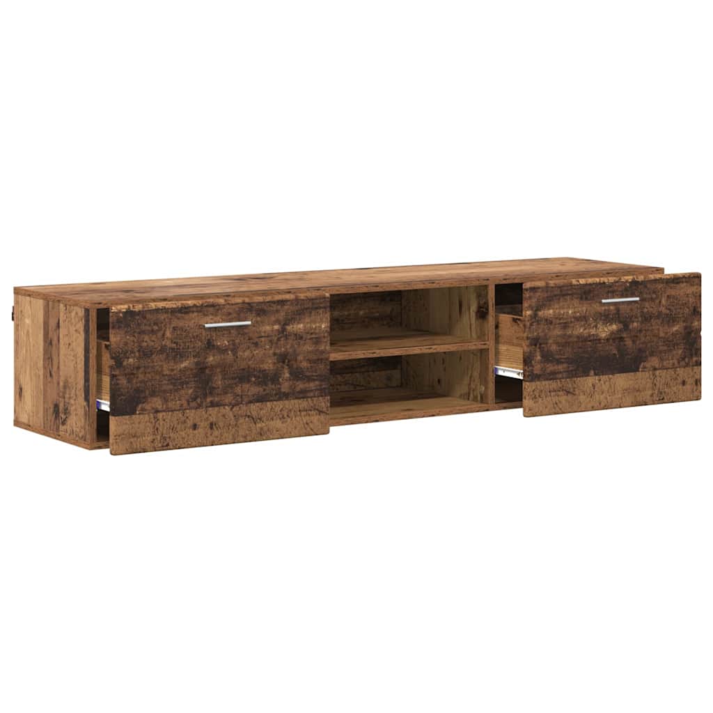 Armadio in Legno con cassetto Legno vecchio 150 x 39 x 30 cm