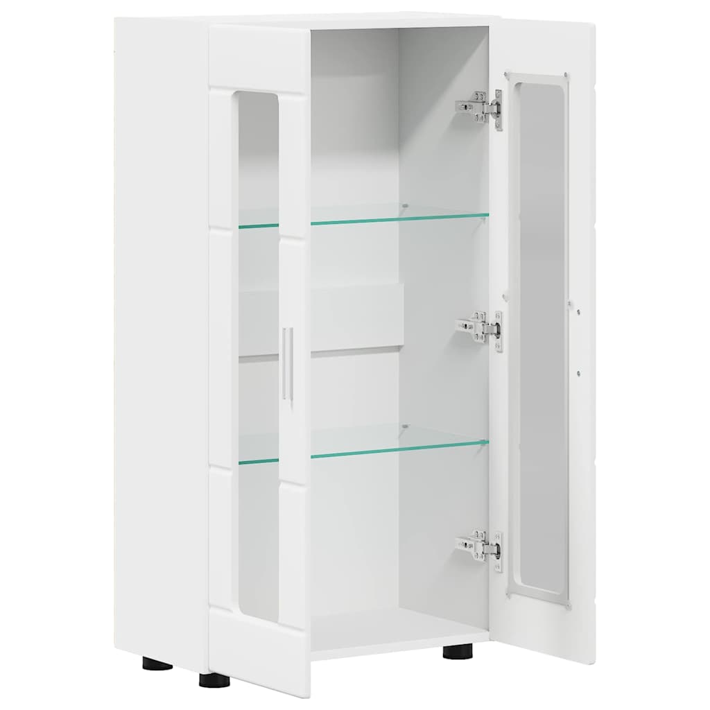 Credenza FLORIN Bianco 55,5 x 29 x 103 cm Legno multistrato