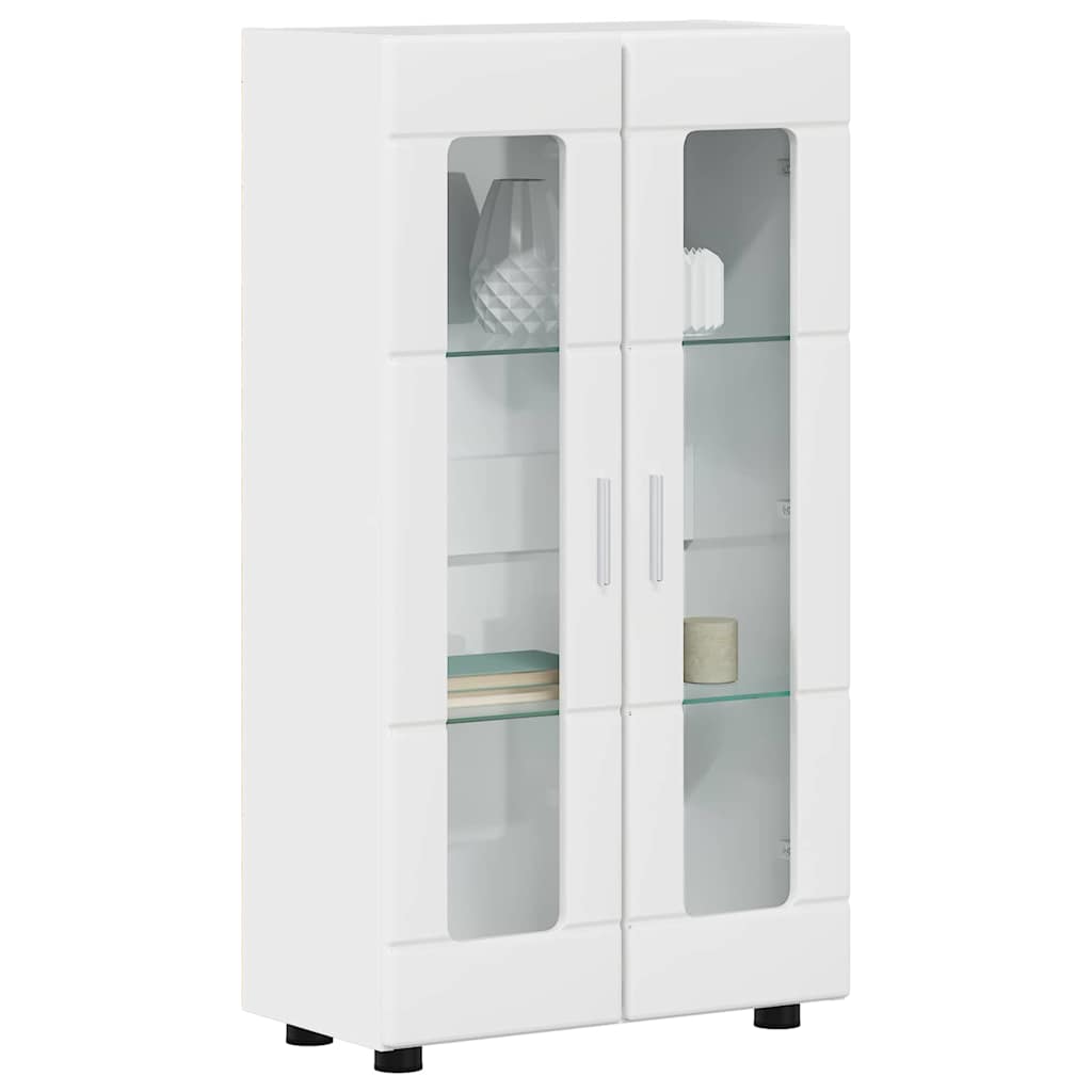 Credenza con porta FLORIN Bianco Lucido 55,5 x 29 x 103 cm