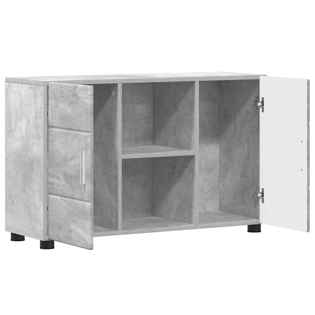 Credenza con porta FLORIN Grigio cemento 88,5 x 30,5 x 55,5 cm
