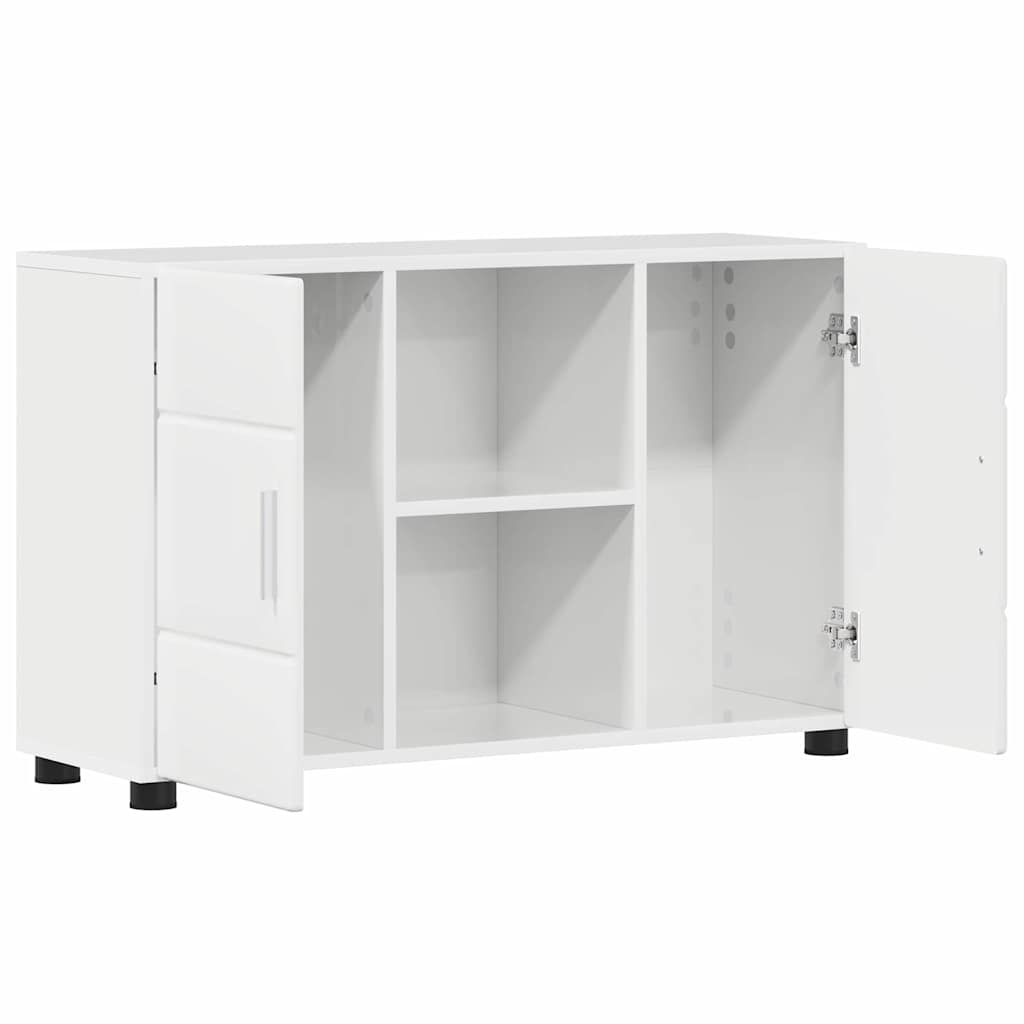 Credenza con porta FLORIN Bianco Lucido 88,5 x 30,5 x 55,5 cm