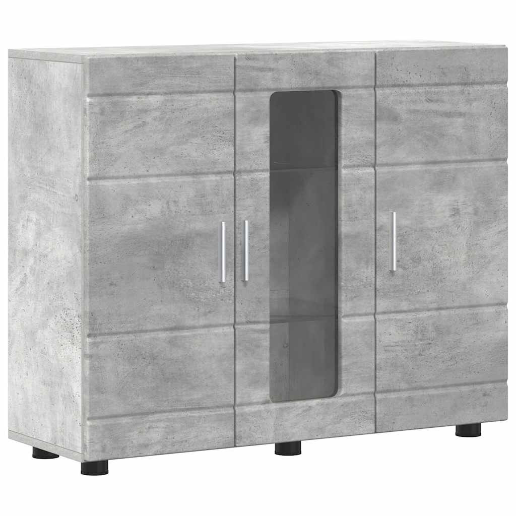 Armadio in Legno Grigio cemento 88,5 x 30,5 x 73 cm