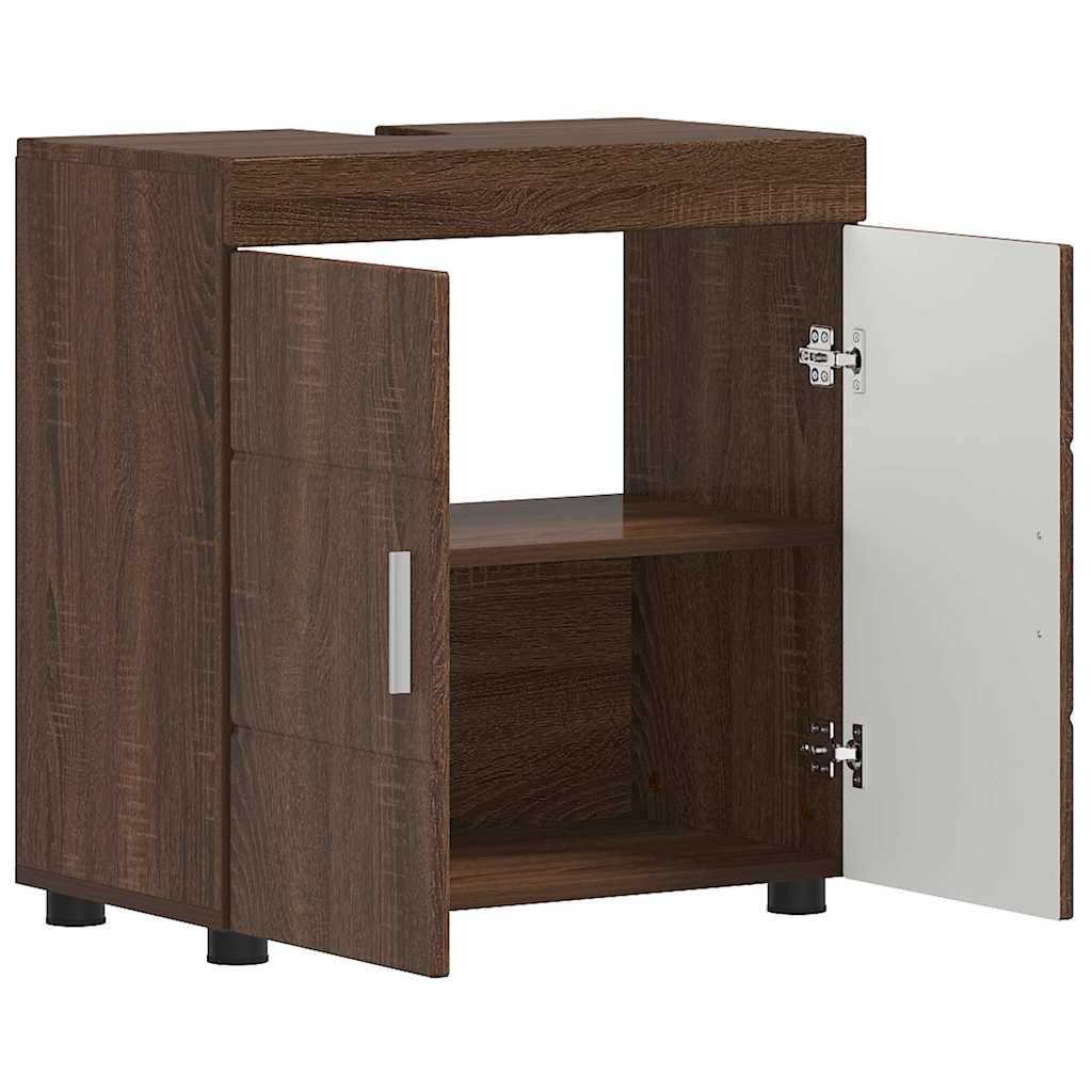 Set di Armadi da Bagno TULUM Rovere Marrone 60 x 34 x 63 cm