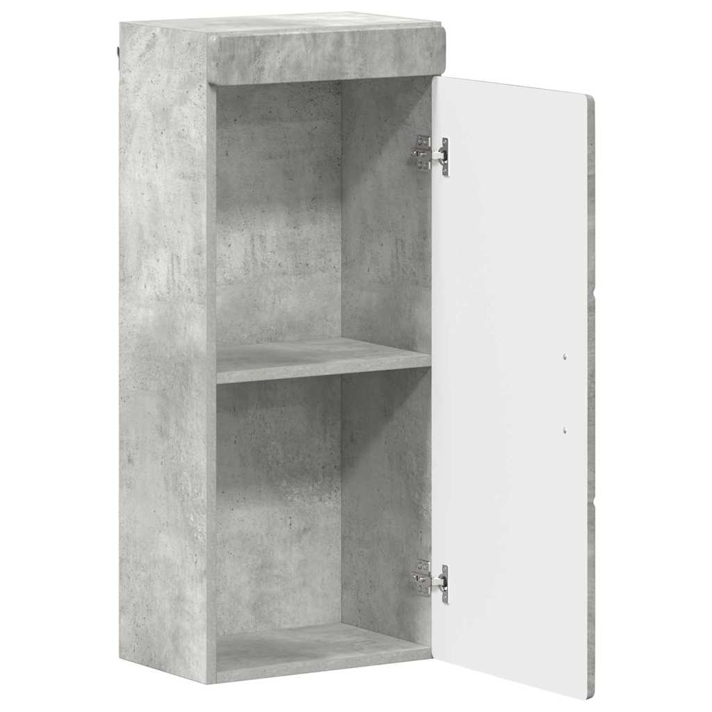 Armadio da bagno a muro TULUM Grigio cemento 37 x 24,5 x 86 cm