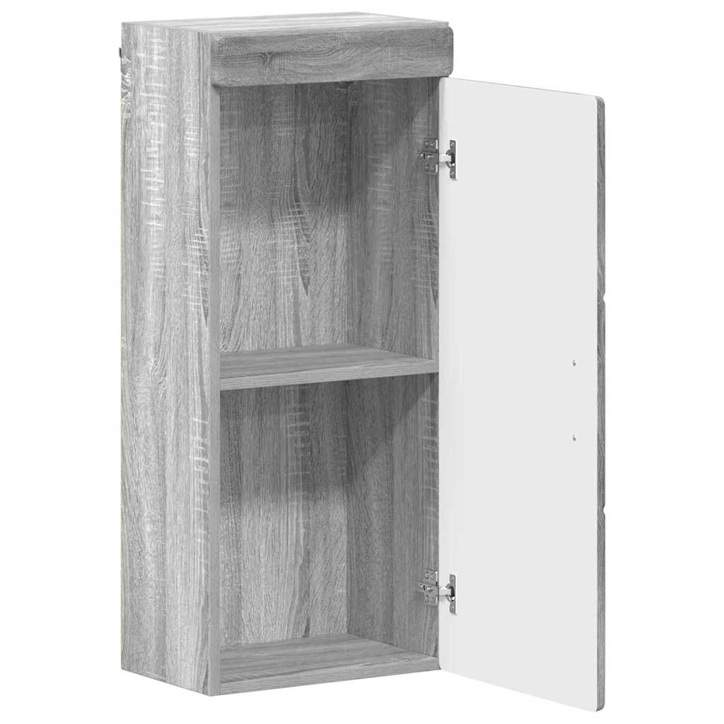 Armadio da bagno a muro TULUM Grigio Sonoma 37 x 24,5 x 86 cm