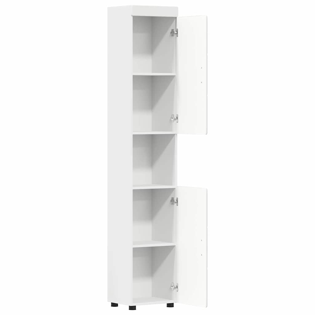 Set di Armadi da Bagno TULUM Bianco 37 x 31,5 x 203 cm