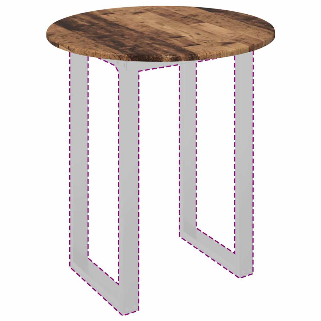 Piano del tavolo Legno vecchio 60 x 60 x 1,5 cm