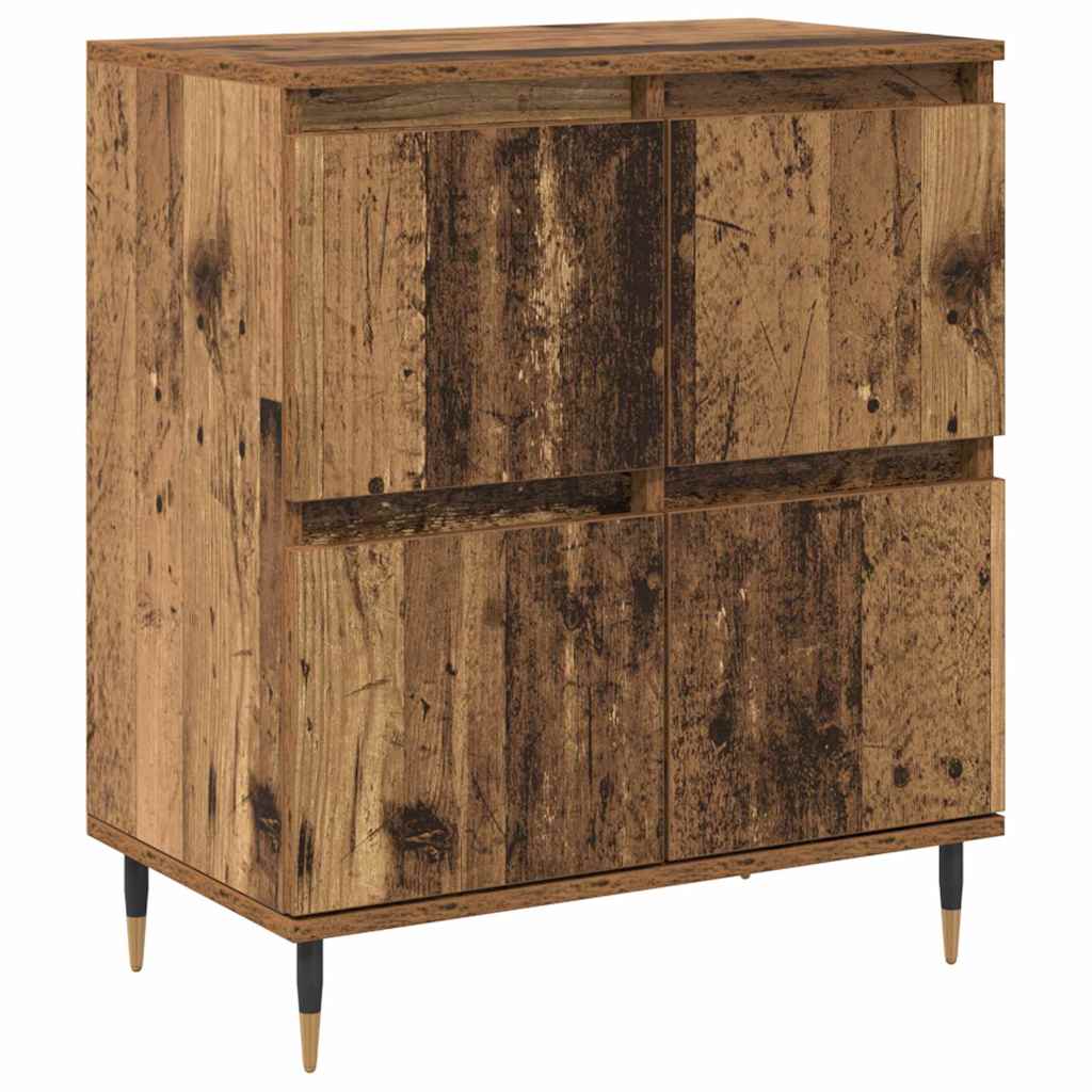 Armadio 3 pcs Legno vecchio 60 x 35 x 70 cm