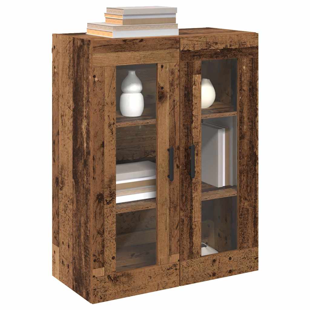 Armadi da Muro 2 pcs Legno vecchio 69,5 x 34 x 90 cm