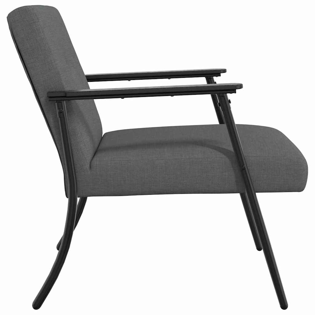 poltrona Grigio scuro 59 x 75 x 78 cm Tessuto
