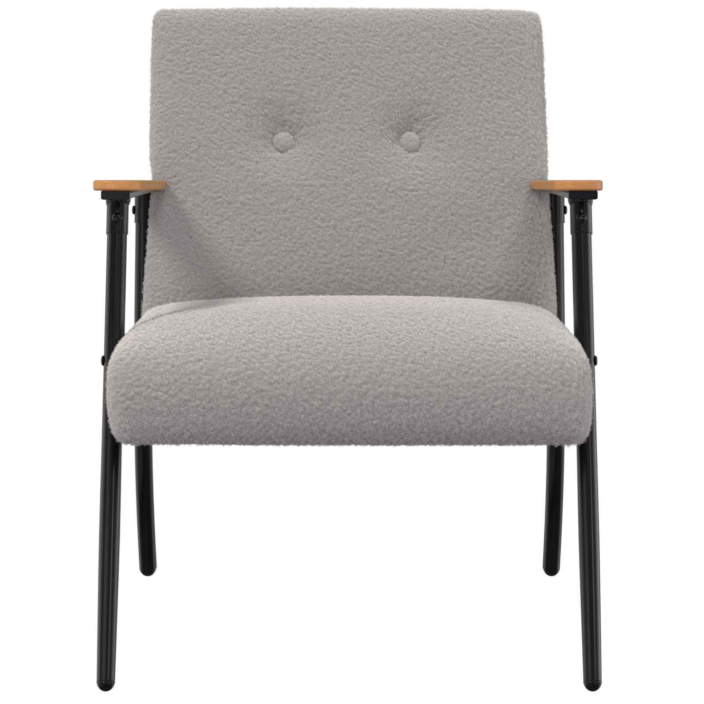 poltrona Grigio chiaro 59 x 75 x 78 cm