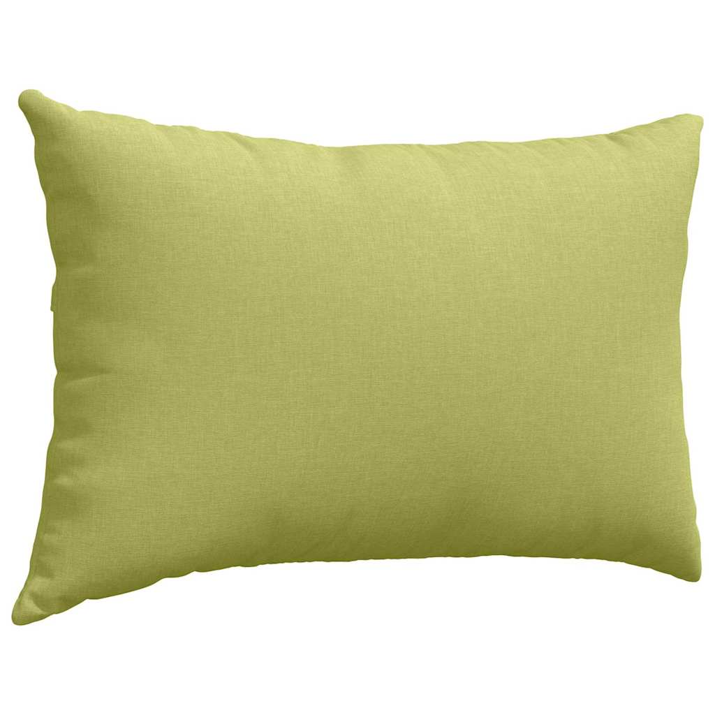 Cuscini da Divano 2 pcs Verde chiaro 60 x 40 cm Tessuto