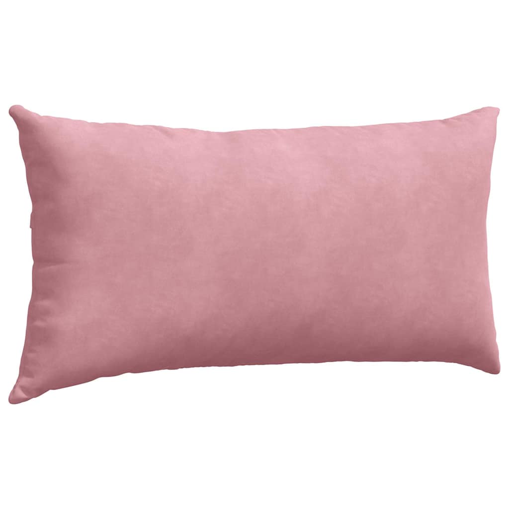 Cuscini da Divano 2 pcs Rosa 80 x 40 cm Tessuto in Cords