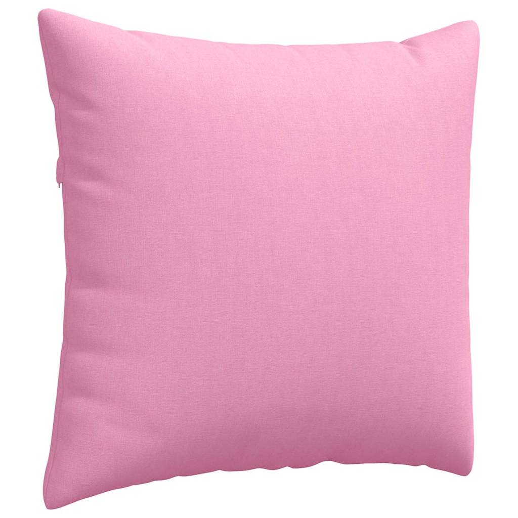 Cuscini da Divano 2 pcs Rosa 45 x 45 cm Tessuto