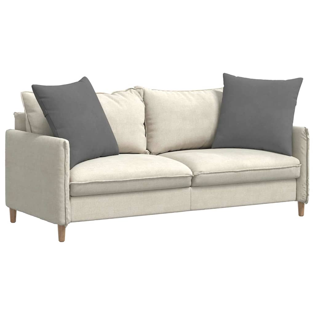 Cuscini da Divano 2 pcs Grigio scuro 80 x 80 cm Tessuto