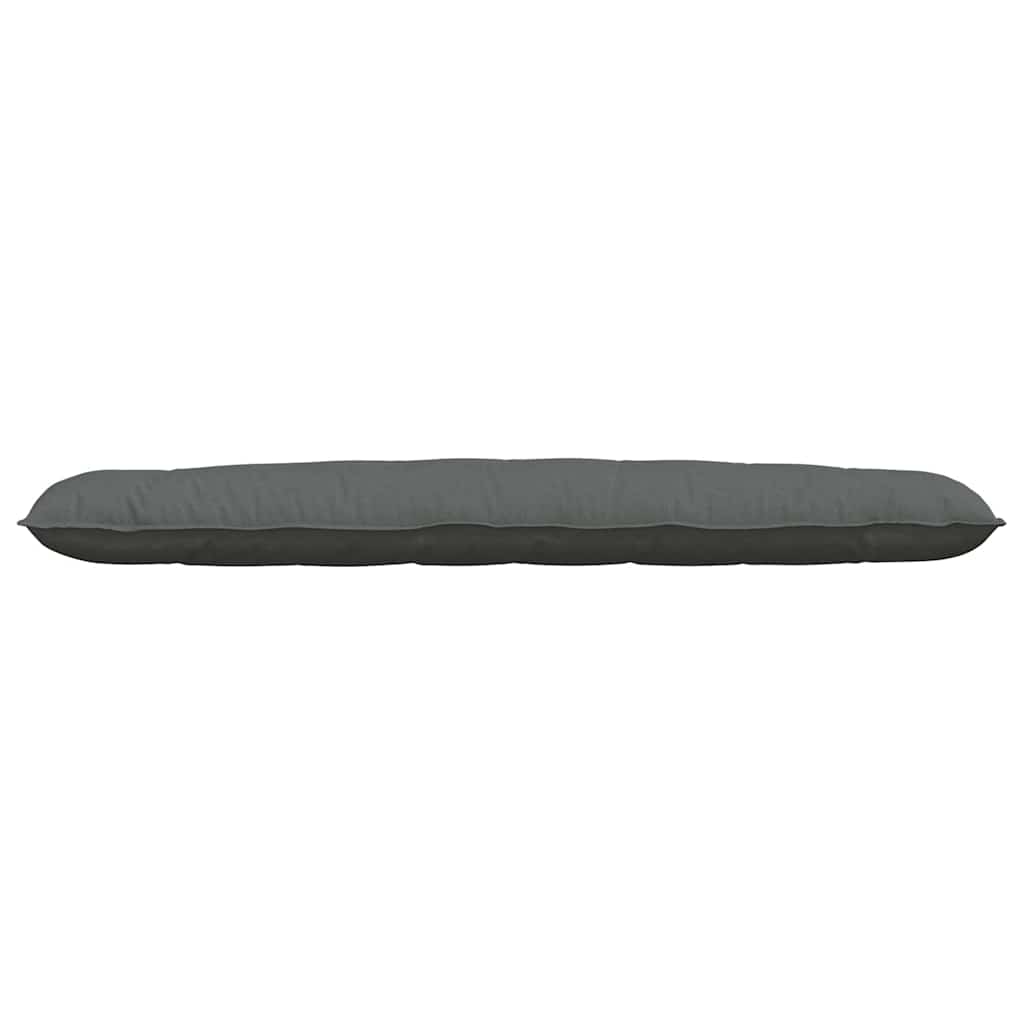 Cuscino per Schiena Grigio scuro 200 x 19 x 50 cm Tessuto