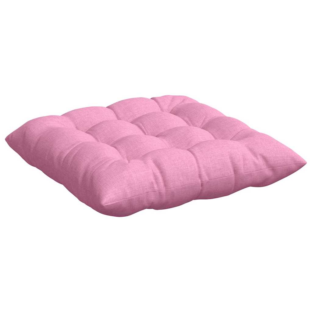 Cuscini per Seduta 4 pcs Rosa 40 x 40 x 6 cm Tessuto