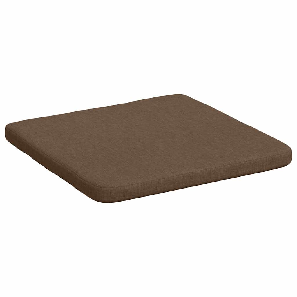 Cuscini per Seduta 4 pcs Marrone 40 x 40 x 3 cm Tessuto