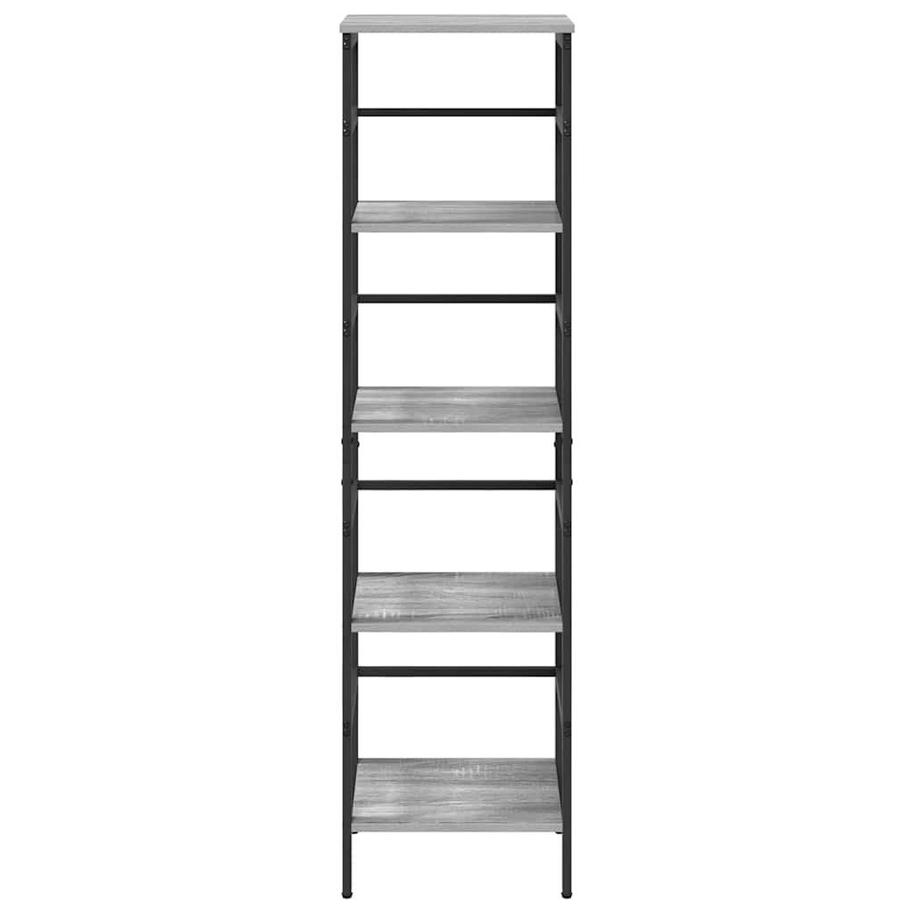 Libreria Grigio Sonoma 40 x 29,5 x 149 cm Legno multistrato