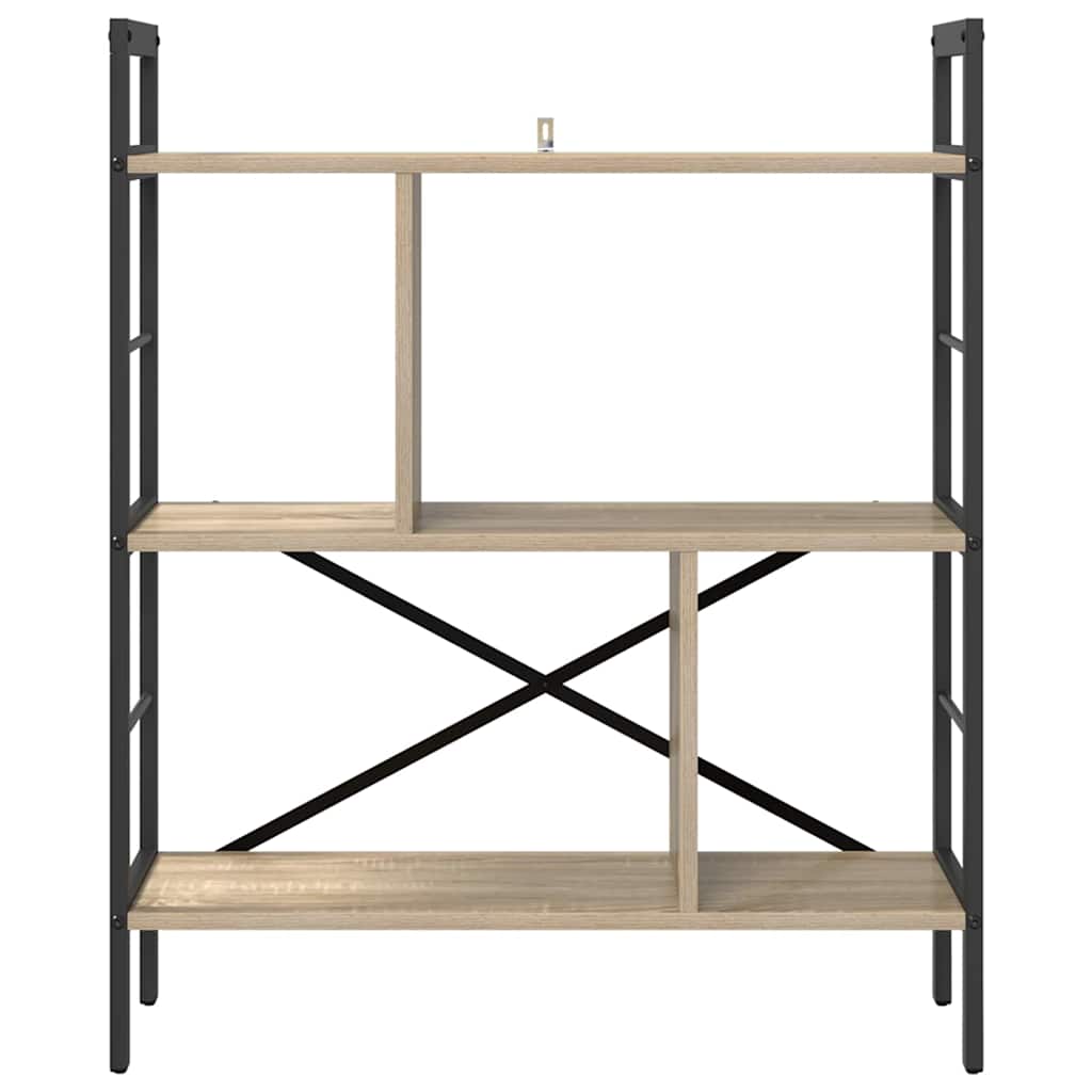 Libreria Rovere Sonoma 75 x 30 x 91 cm Legno multistrato