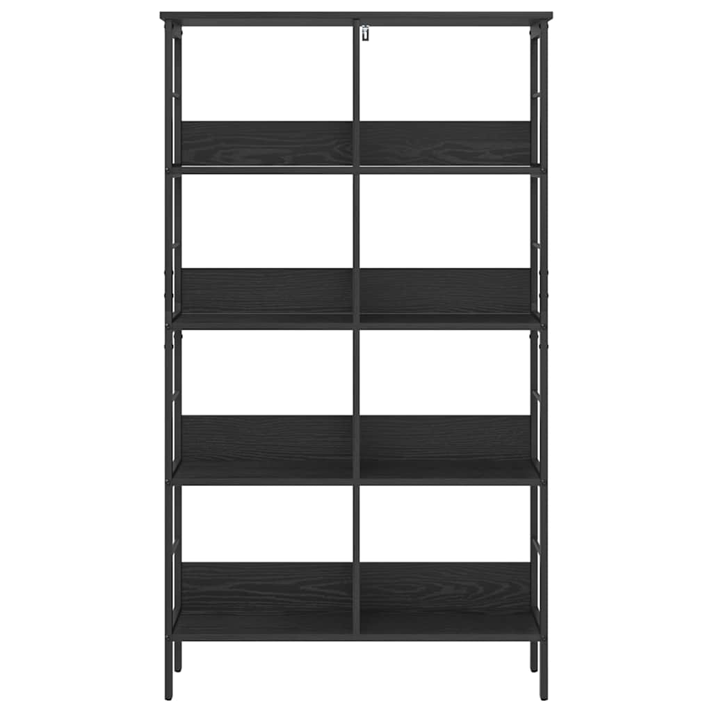 Libreria Rovere Nero 82 x 32 x 144,5 cm Legno multistrato