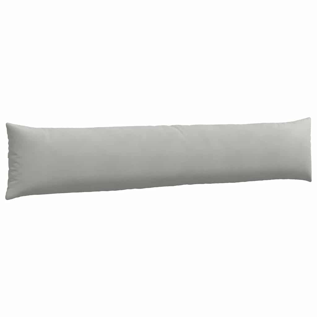 Cuscini da Divano 2 pcs Grigio chiaro 200 x 40 cm Tessuto