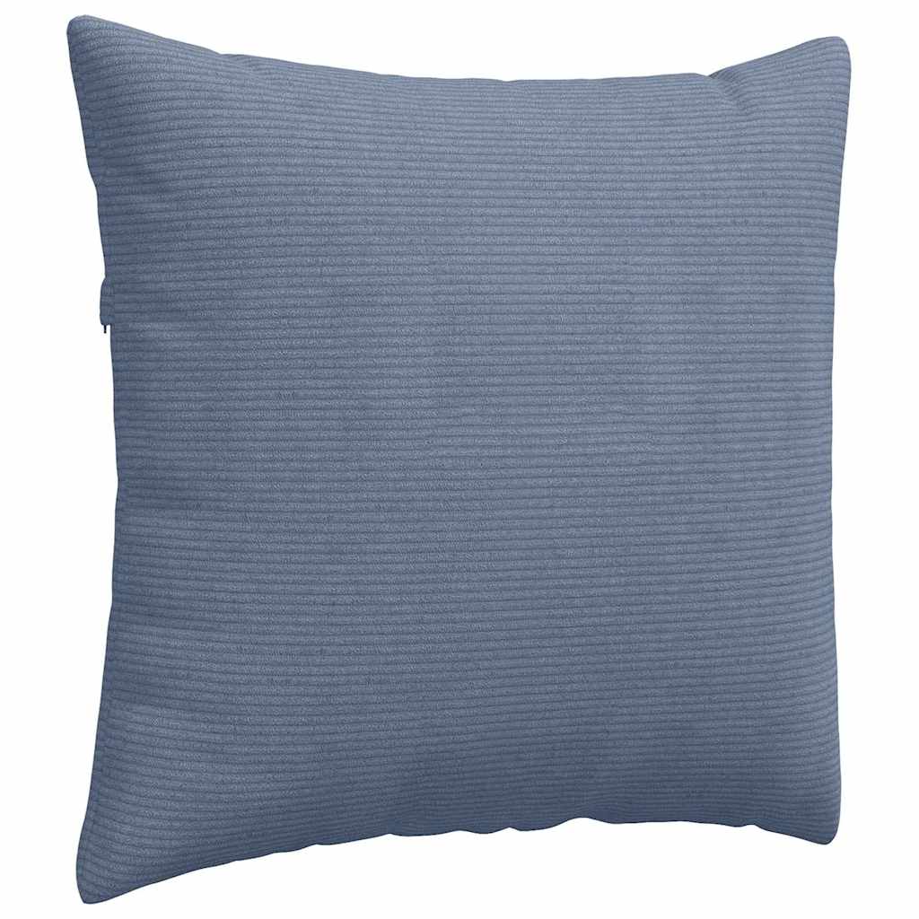 Cuscini da Divano 2 pcs Blu 45 x 45 cm Tessuto in Cords