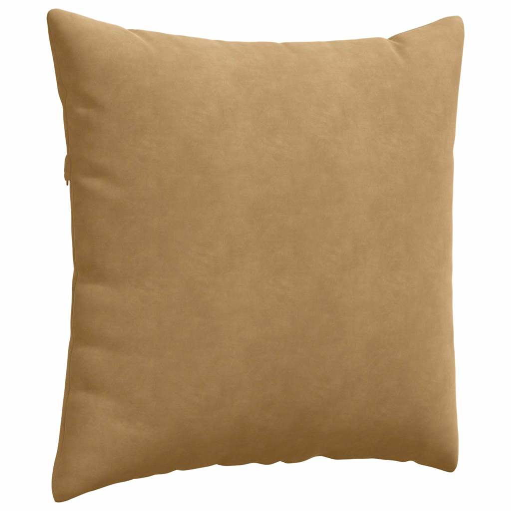 Cuscini da Divano 2 pcs Marrone 80 x 80 cm Tessuto in Cords
