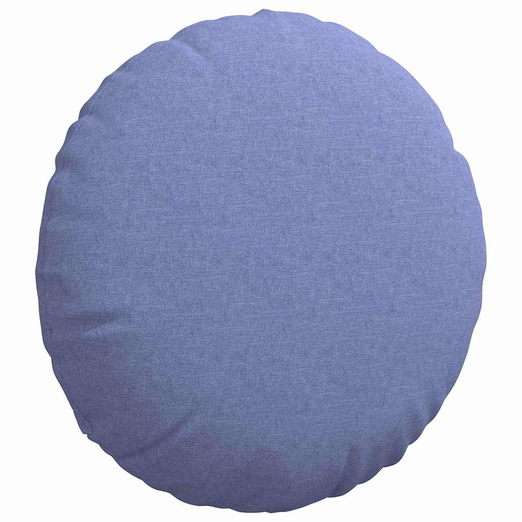 Cuscini per Seduta 2 pcs Blu jeans Ø80 x 29 cm Tessuto