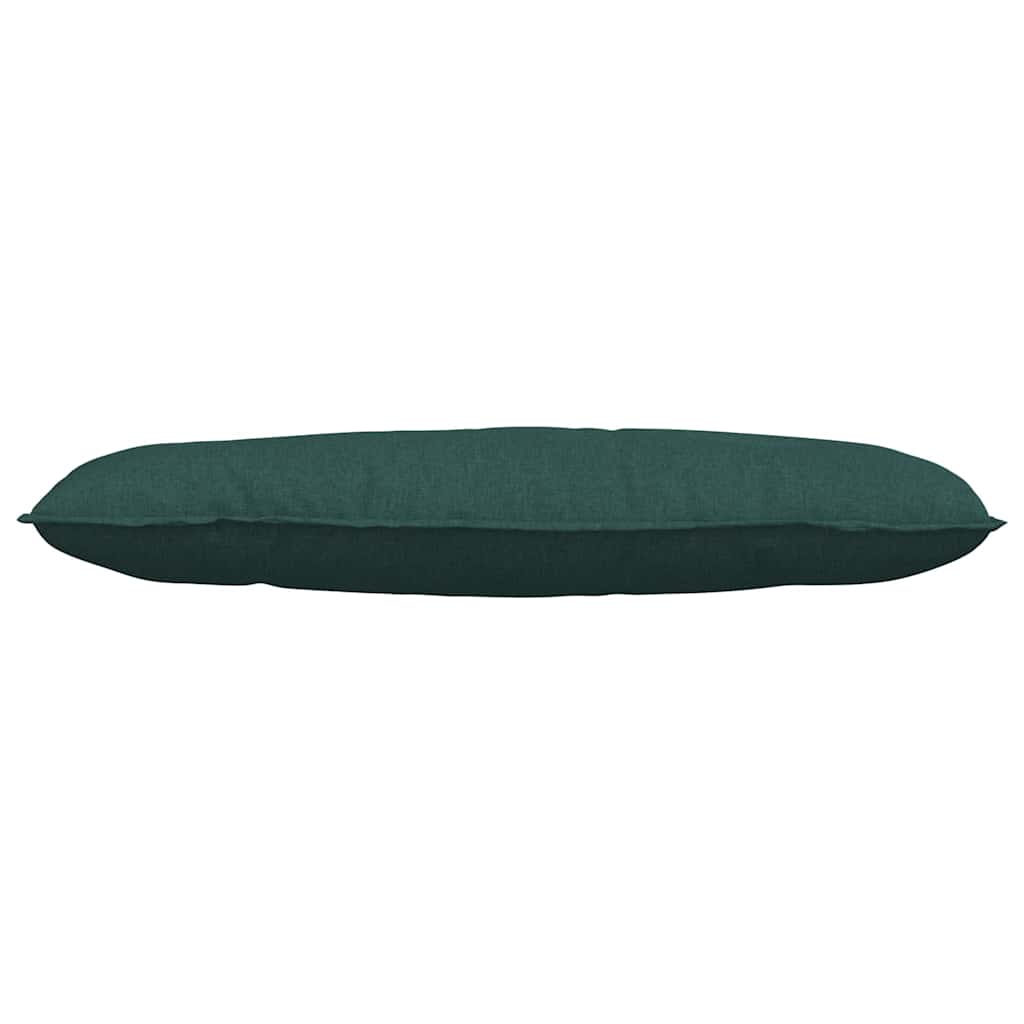 Cuscino per Schiena Verde Scuro 120 x 19 x 50 cm Tessuto