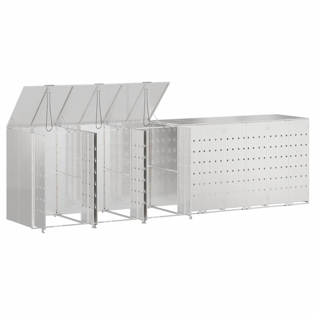 Contenitore per Rifiuti per 3 Bidoni 340 x 77.5 x 115.5 cm