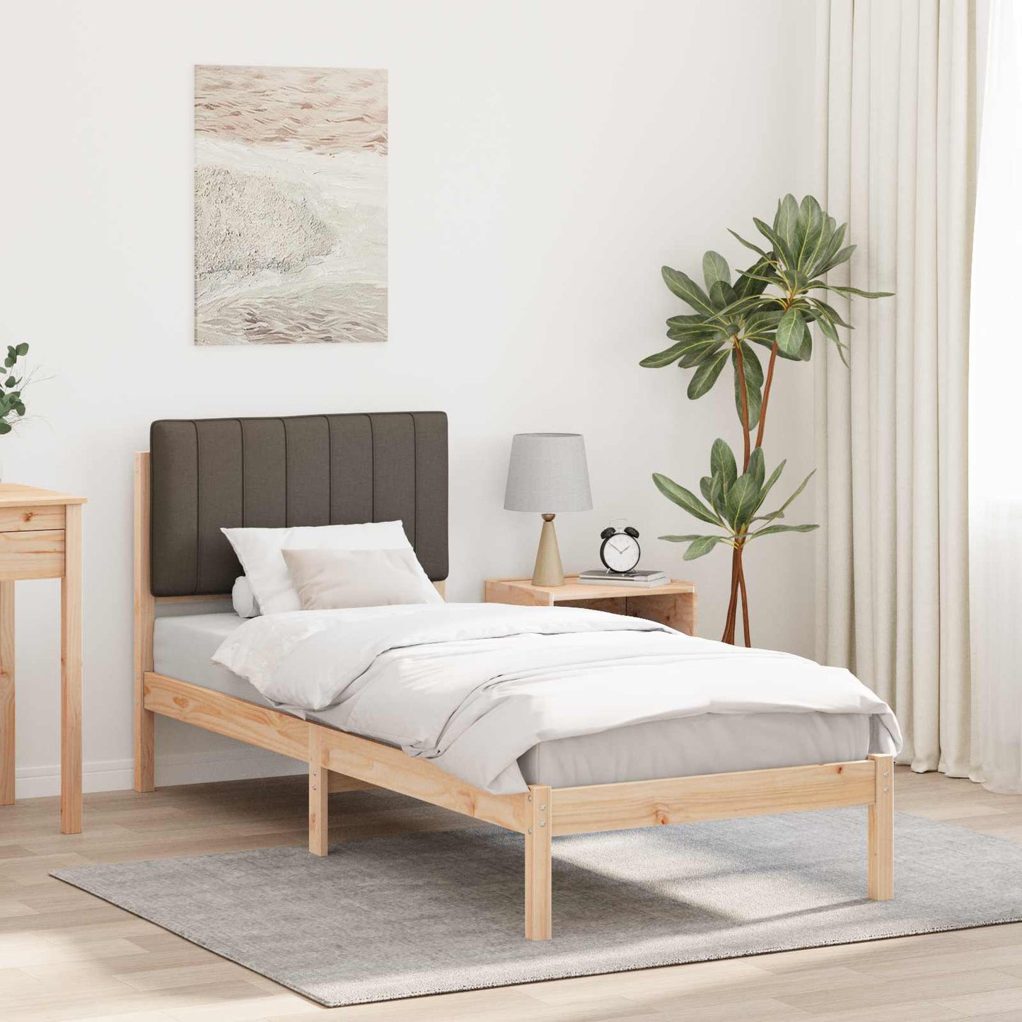 Letto con Testiera Rivestita Talpa 80 x 200 cm
