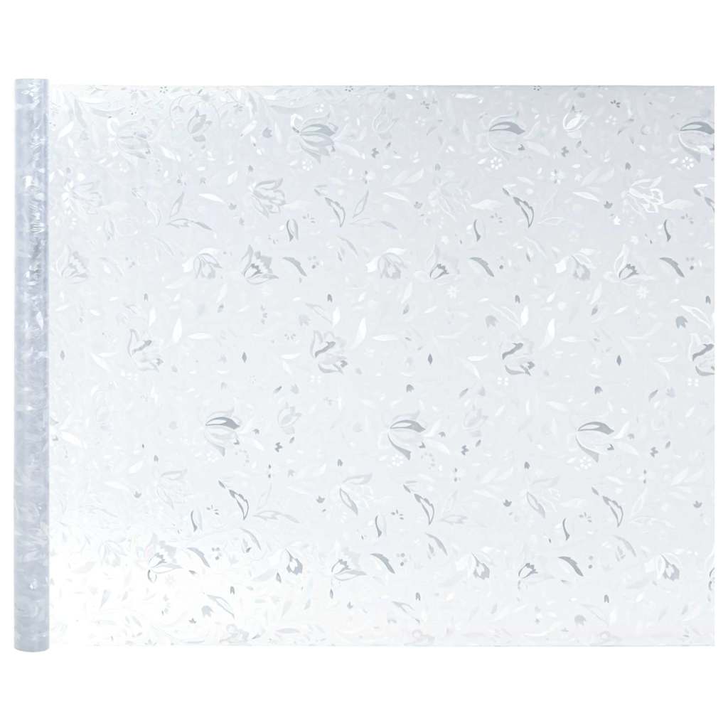 Film per Finestra Statico Motivo Fiori 90 x 500 cm PVC