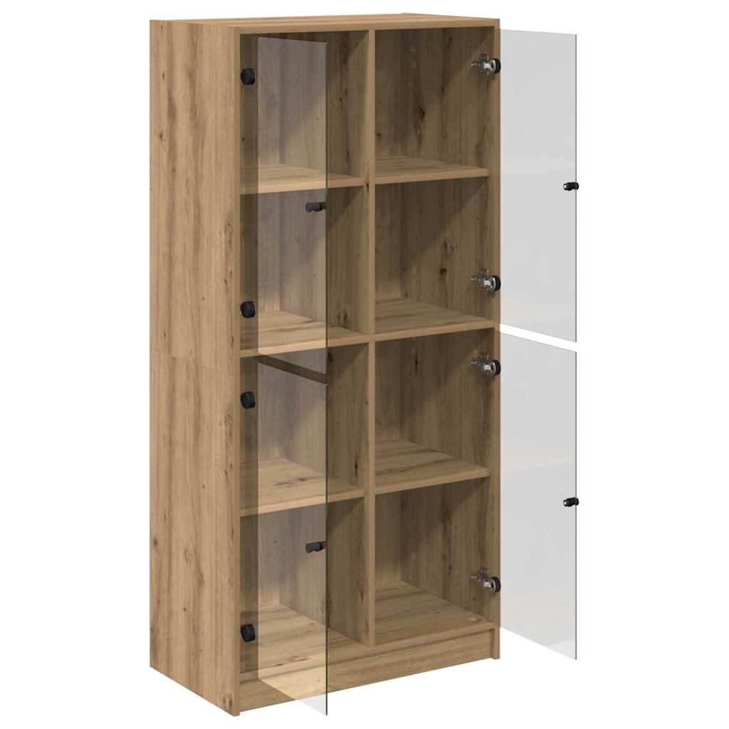 Credenza Rovere artigianale 68 x 37 x 142 cm Legno multistrato