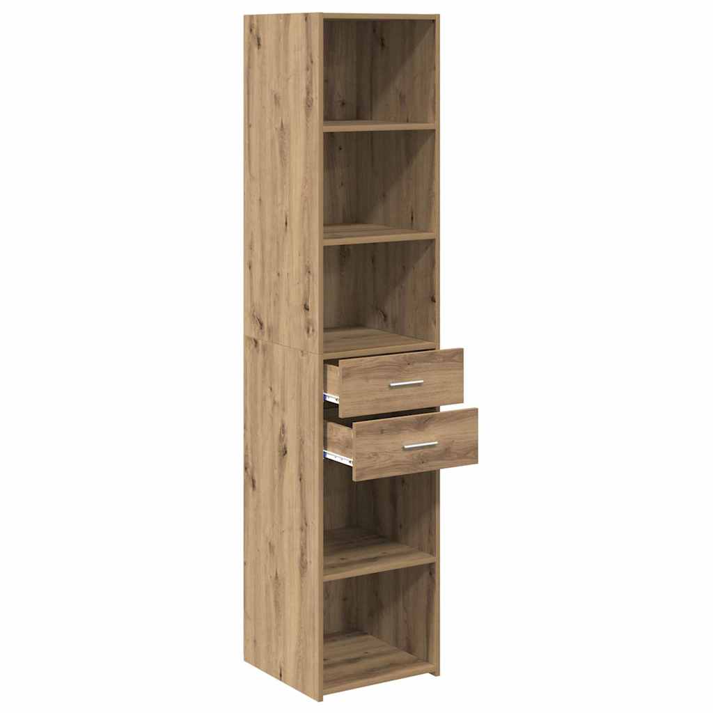 Credenza con cassetto Rovere artigianale 40 x 42,5 x 185 cm