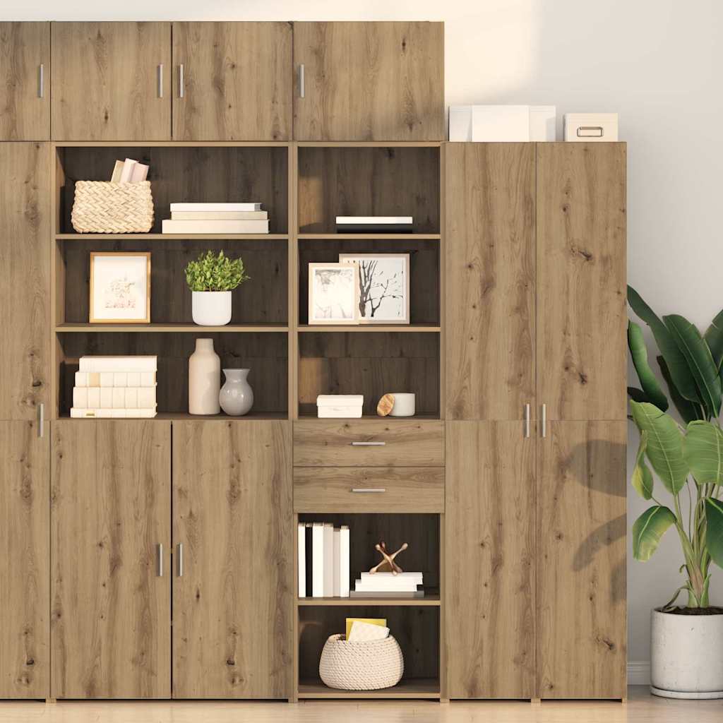 Credenza con cassetto Rovere artigianale 50 x 42,5 x 225 cm