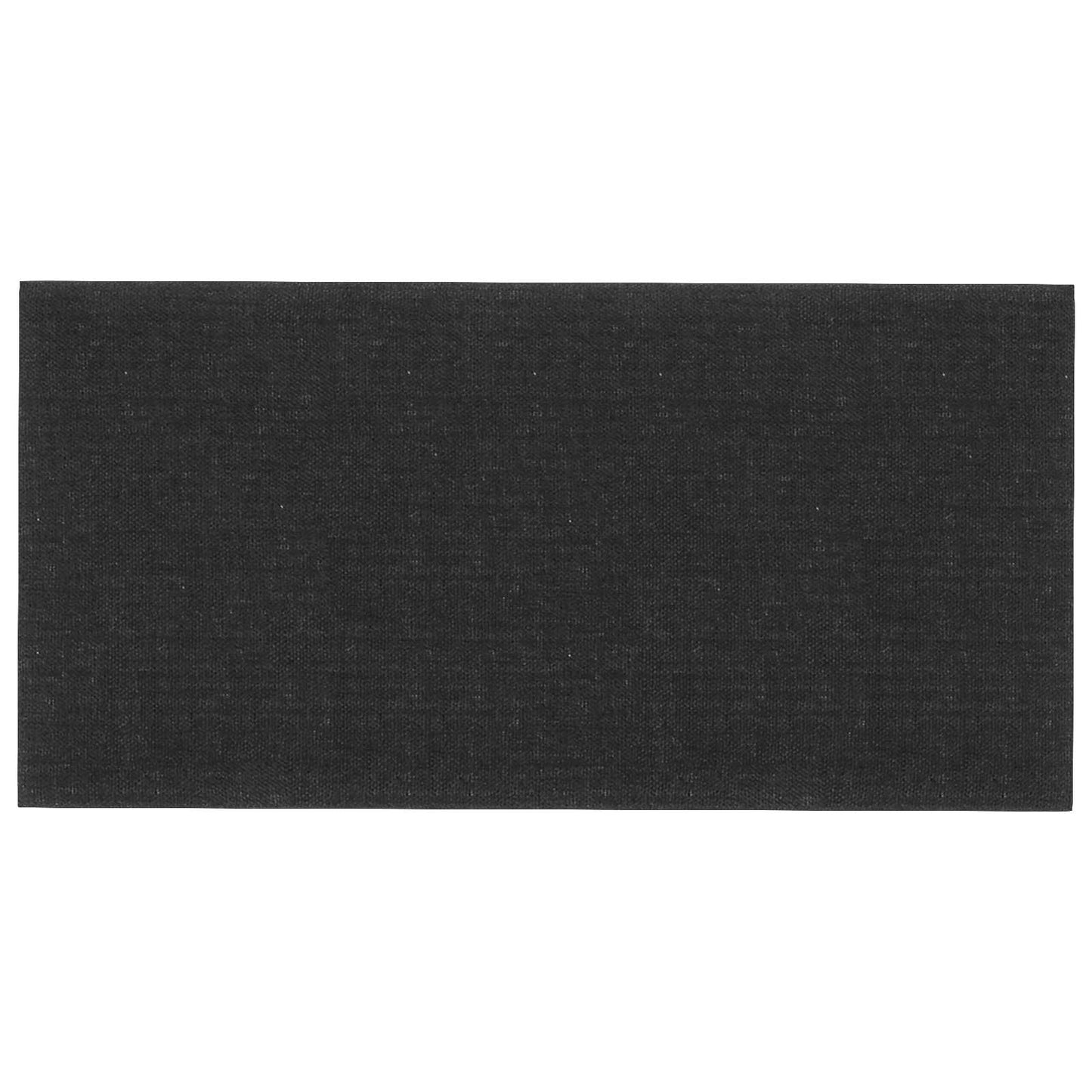 Testiera da Parete 12 pcs Nero 60 x 30 cm Tessuto