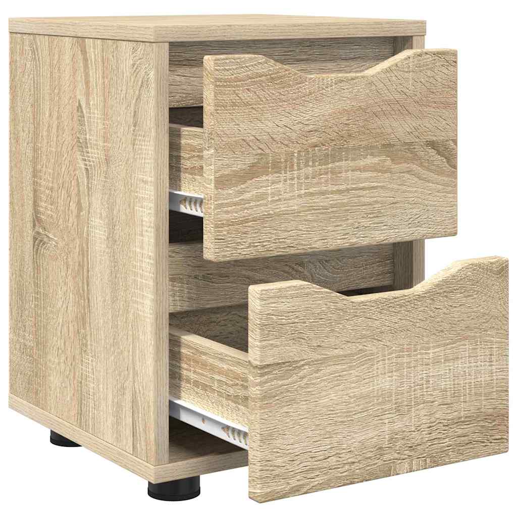 Comodino Rovere Sonoma 30,5 x 30 x 43 cm Legno multistrato